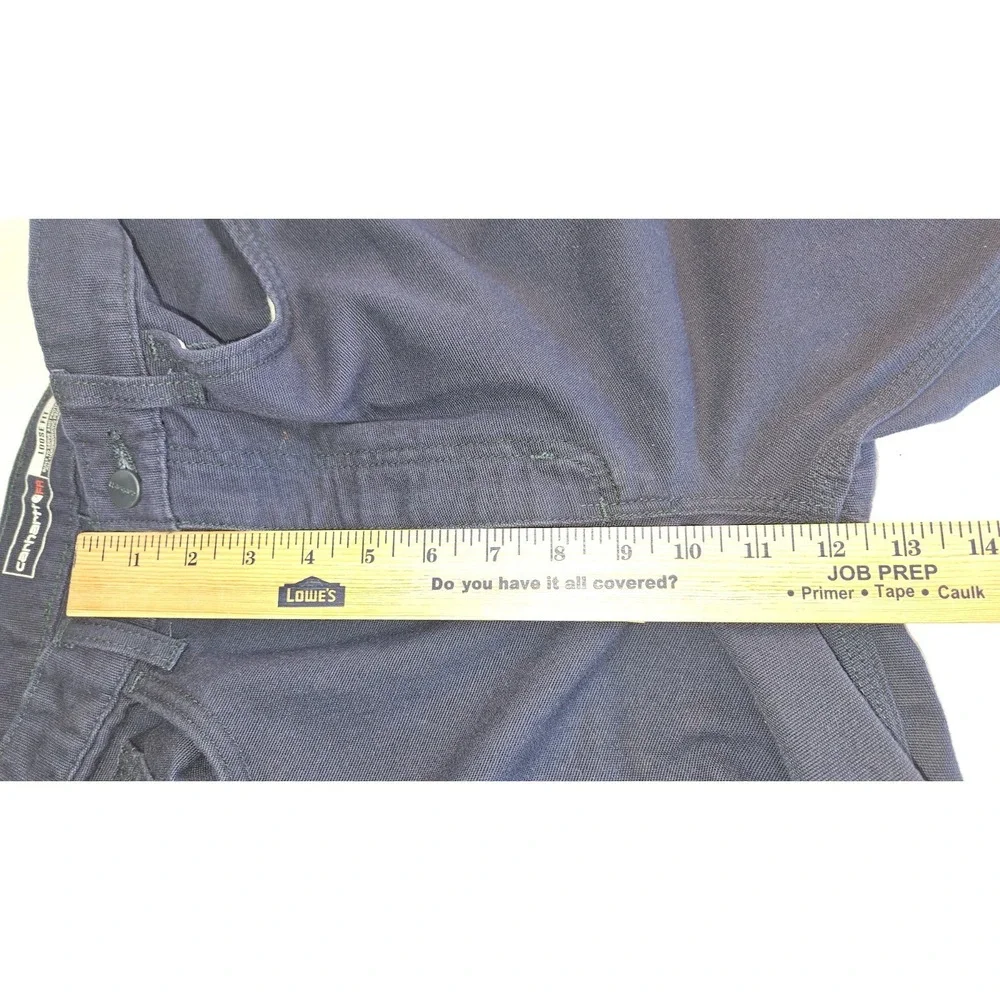 Carhartt FR Flame Resistant Work Pants Navy Blue Men 34x32 NFPA 2112 CAT 2 Twill